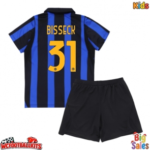 Inter Milan Yann Bisseck #31 Replica Home Stadium Kit for Kids 2026-27 Short Sleeve (+ pants)